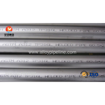 ASTM A312 TP316L Stainless Steel Welded Pipe